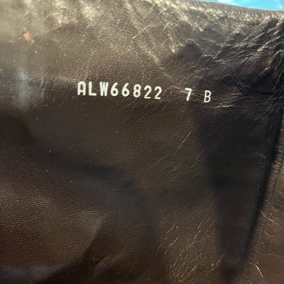 Ralph Lauren Blue Label Italian Leather Heeled Tall Zipper Boots Sz 7 Brown - Picture 12 of 16